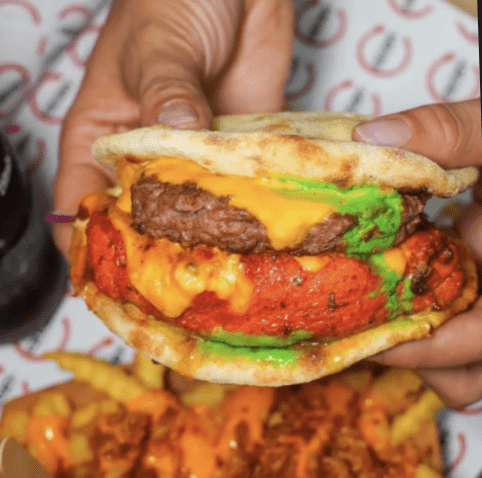 burger beef ou chicken