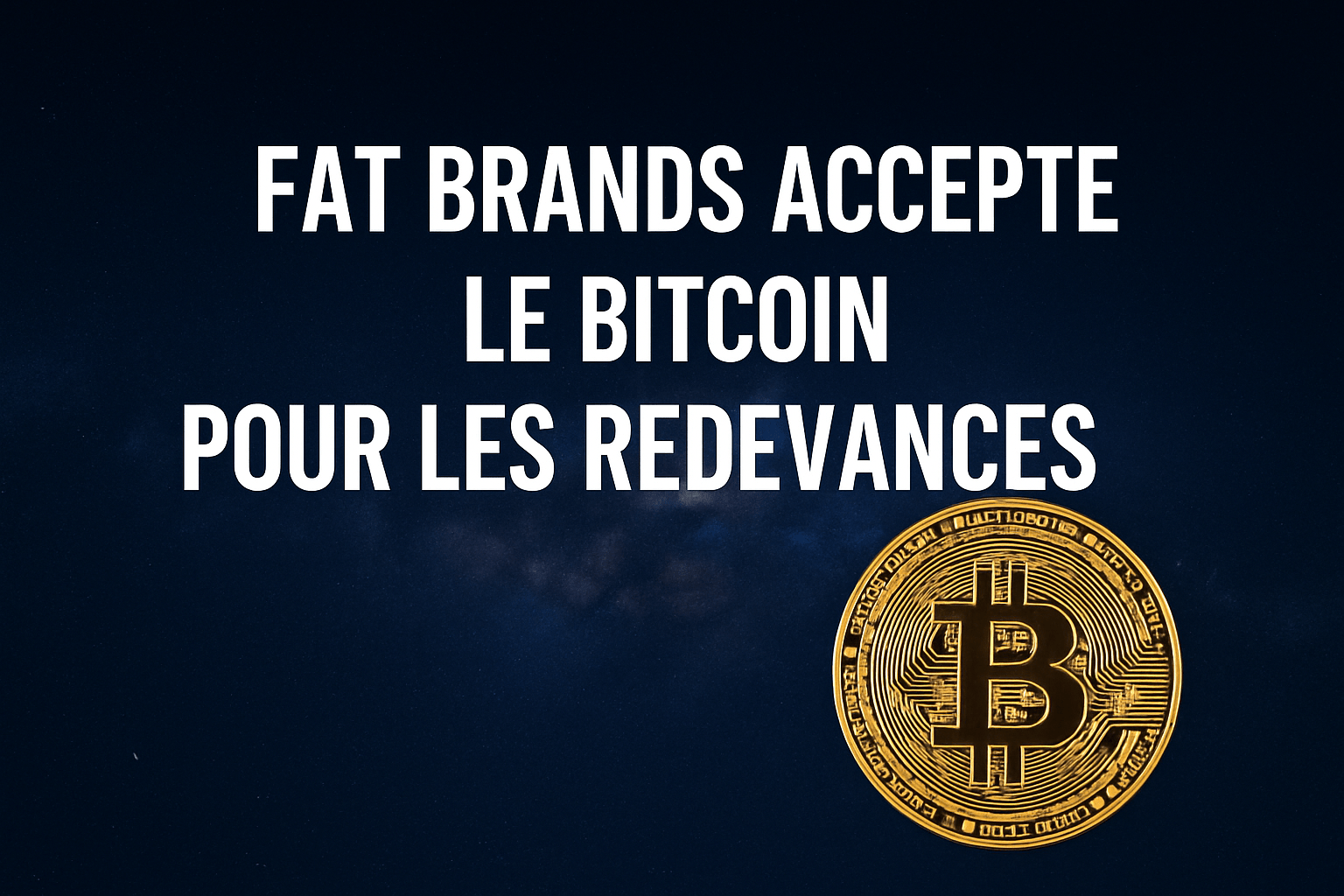 FATBRANDS accepte royalties Bitcoin !