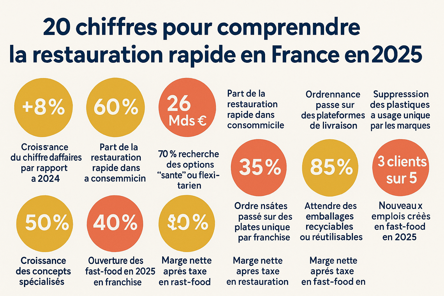 chiffres restauration rapide France 2025