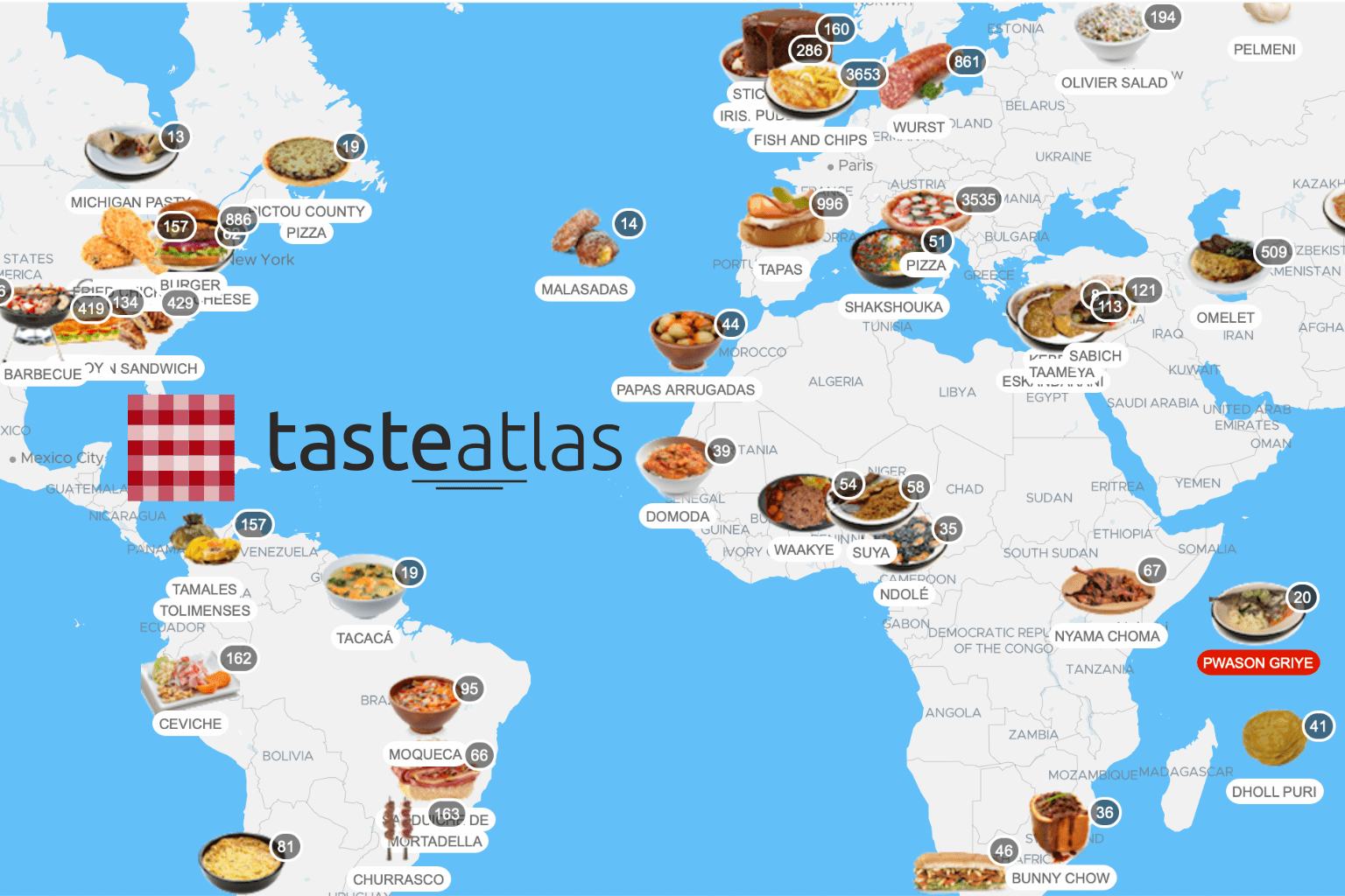 TasteAtlas gastronomie mondiale