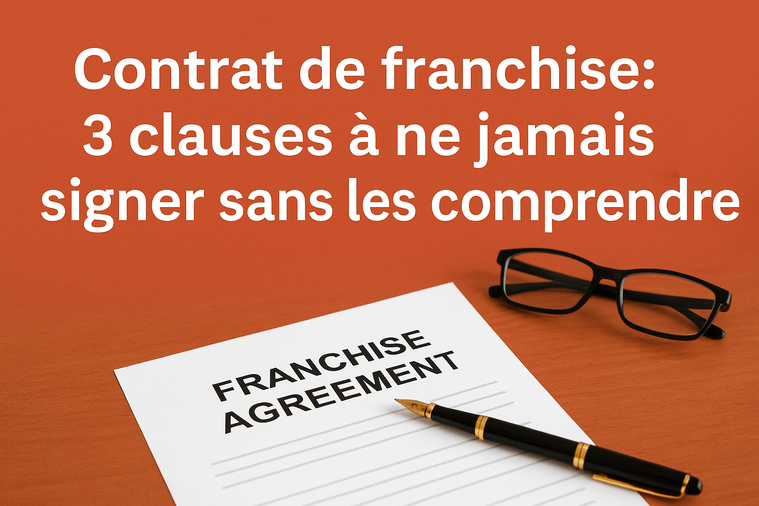 contrat de franchise clauses à éviter