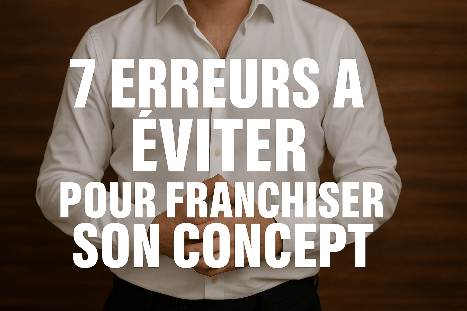 erreurs à éviter pour franchiser son concept