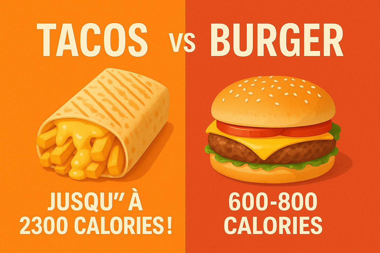 TACOS vs BURGER : le match